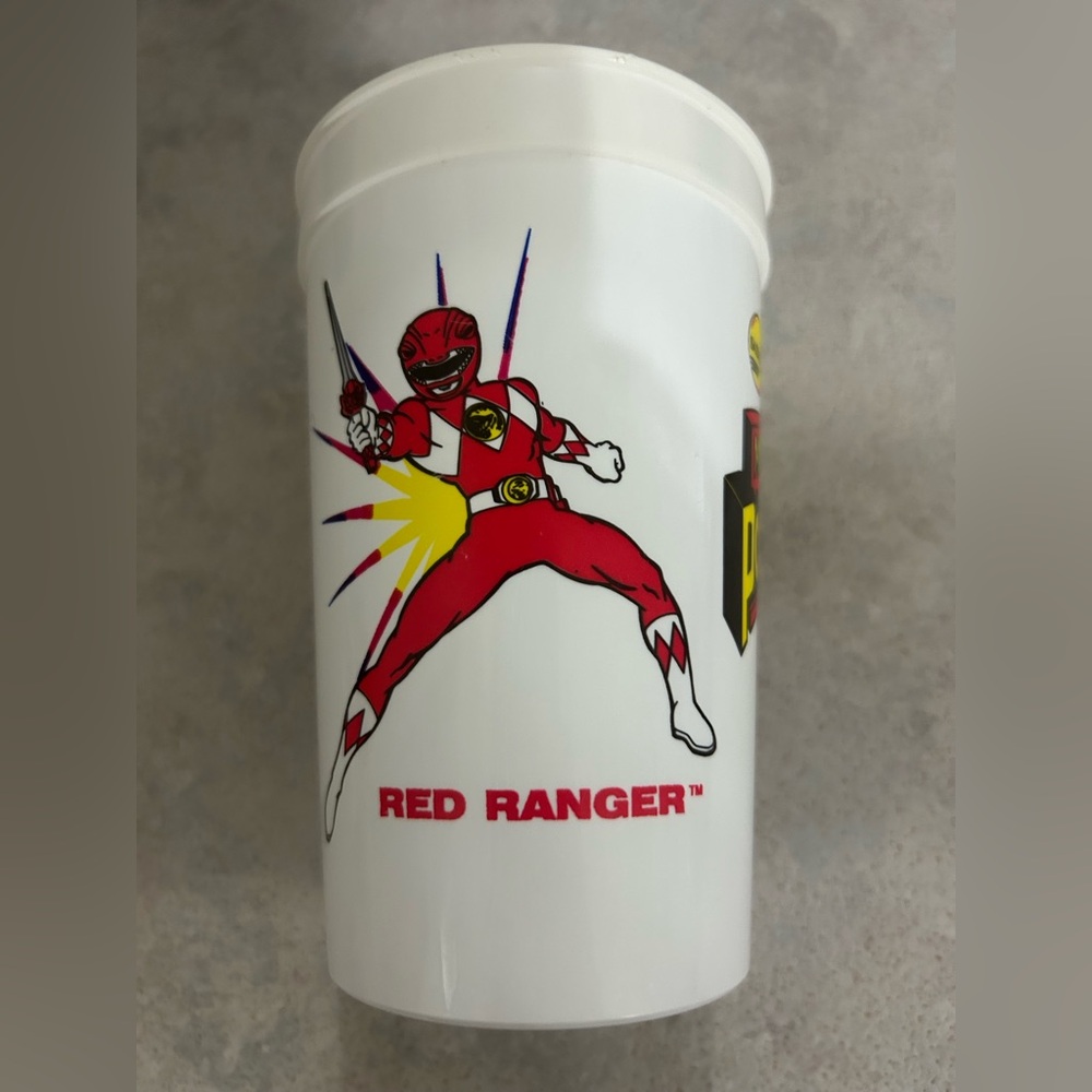 Mighty Morphin Power Rangers Red Ranger 1994 Cup